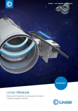 Lindab UltraLink - rewolucyjne rozwiązanie do precyzyjnych pomiarów i regulacji przepływu powietrza