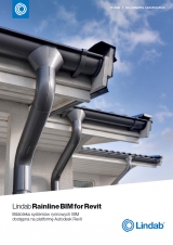 Lindab Rainline BIM for Revit - biblioteka systemów rynnowych BIM dostępna na platformę Autodesk Revit