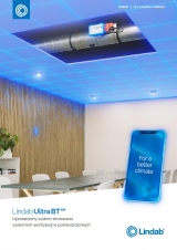 Lindab Ultra BT™ - uproszczony system sterowania wentylacją w pomieszczeniach