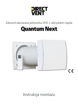 Rekuperator ścienny Quantum Next 
- instrukcja montażu