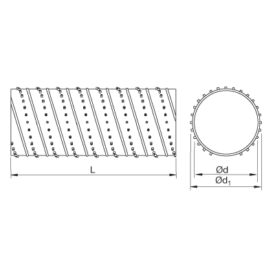 Kanały równomiernego wydatku Ventiduct > Kanały Ventiduct VSR