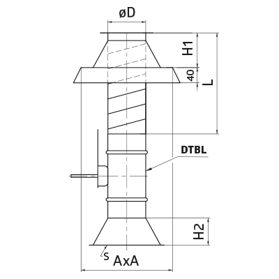Podstawy dachowe > Podstawa dachowa PD-B-III