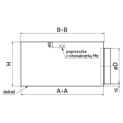 Skrzynki rozprężne > Skrzynka rozprężna SR SD-B