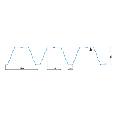 Blachy trapezowe > Profile techniczne Lindab Coverline