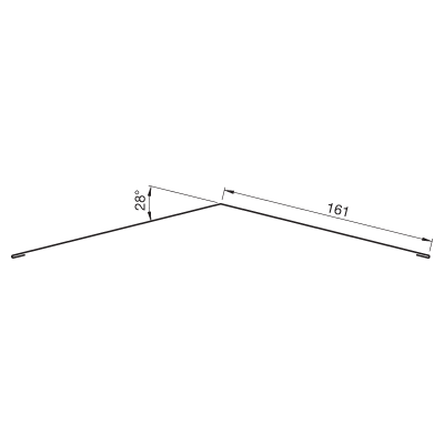 Lindab SRP Click > Gąsior kalenicowy NPL170 SRP (dach dwuspadowy)