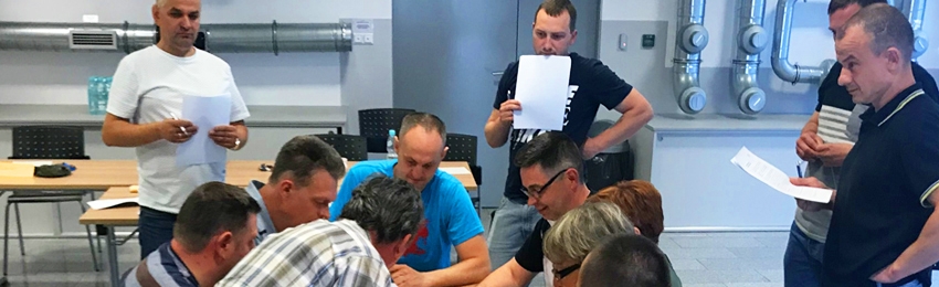 Rozwój kompetencji – warsztaty dla Brygadzistów i Mistrzów Produkcji Rozwój kompetencji – warsztaty dla Brygadzistów i Mistrzów Produkcji