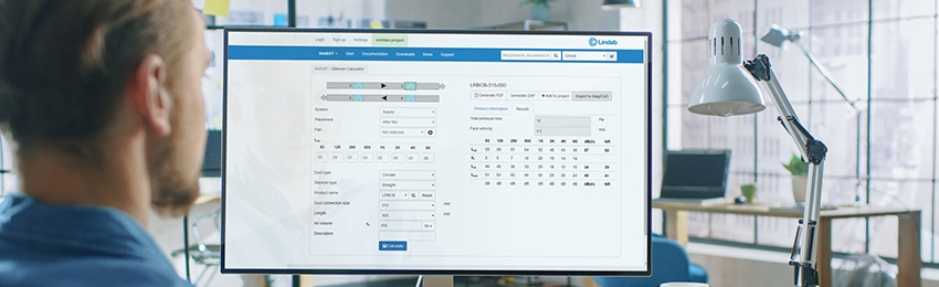 Integracja strony Lindab z platformą doborową LindQST Integracja strony Lindab z platformą doborową LindQST