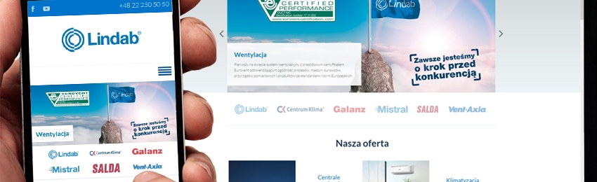 Premiera nowego serwisu internetowego Lindab Polska Premiera nowego serwisu internetowego Lindab Polska