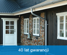 40 lat gwarancji na system rynnowy Lindab